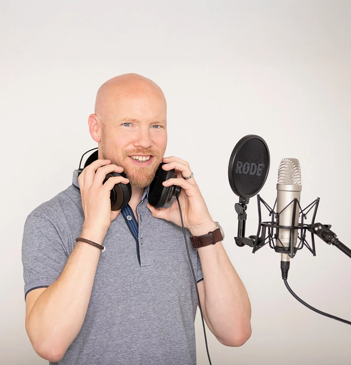 Pelle de Voice-over stemacteur.